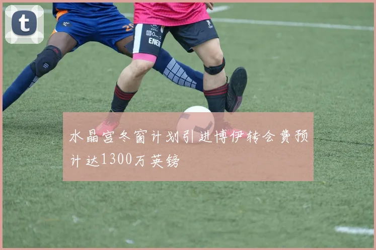 水晶宫冬窗计划引进博伊转会费预计达1300万英镑